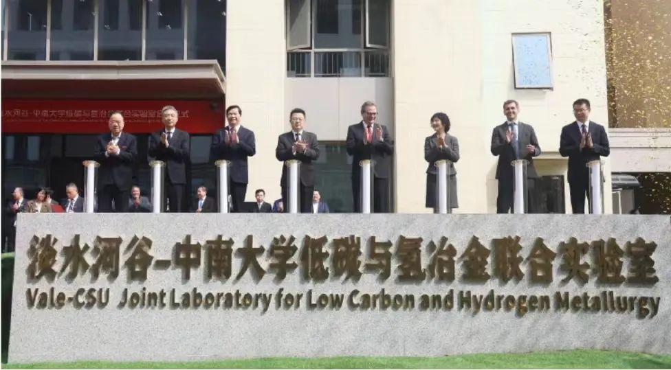 淡水河谷-中南大學低碳與氫冶金聯合實驗室正式啟動